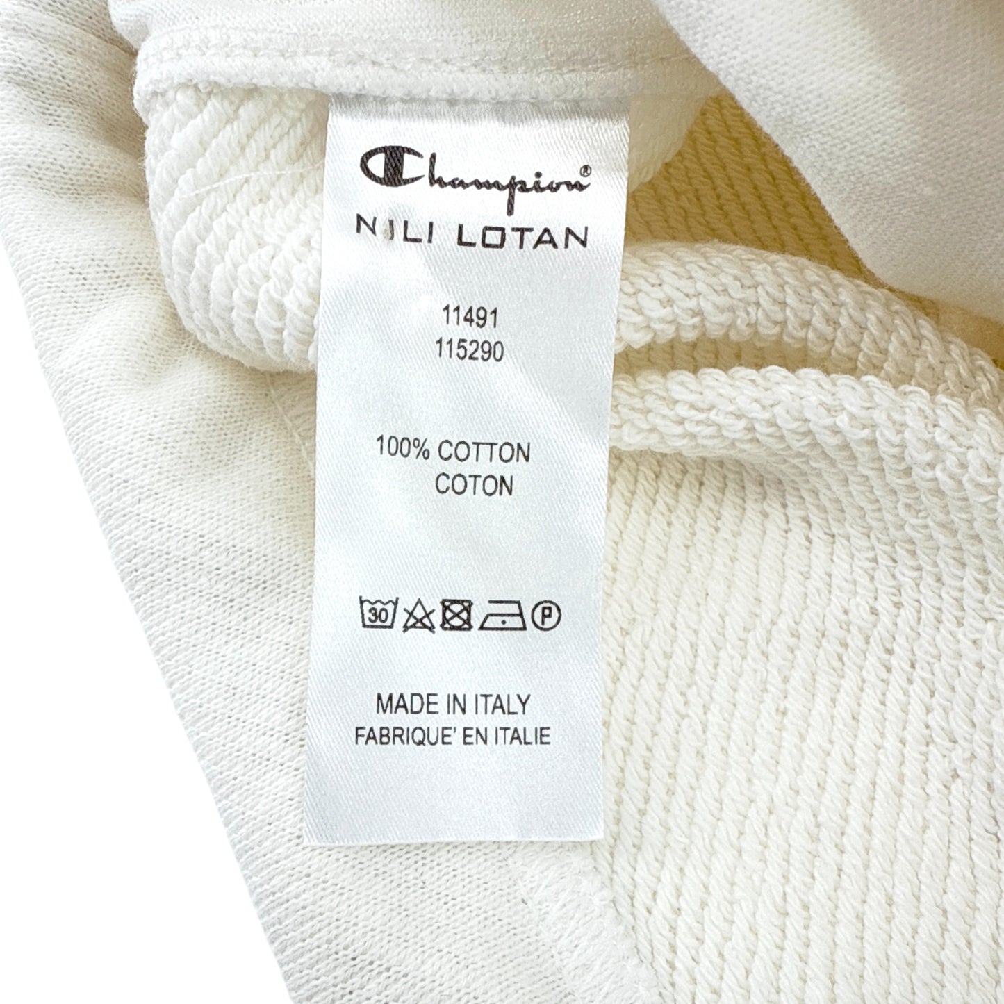 NILI LOTAN x CHAMPION Jogger in Vintage White S