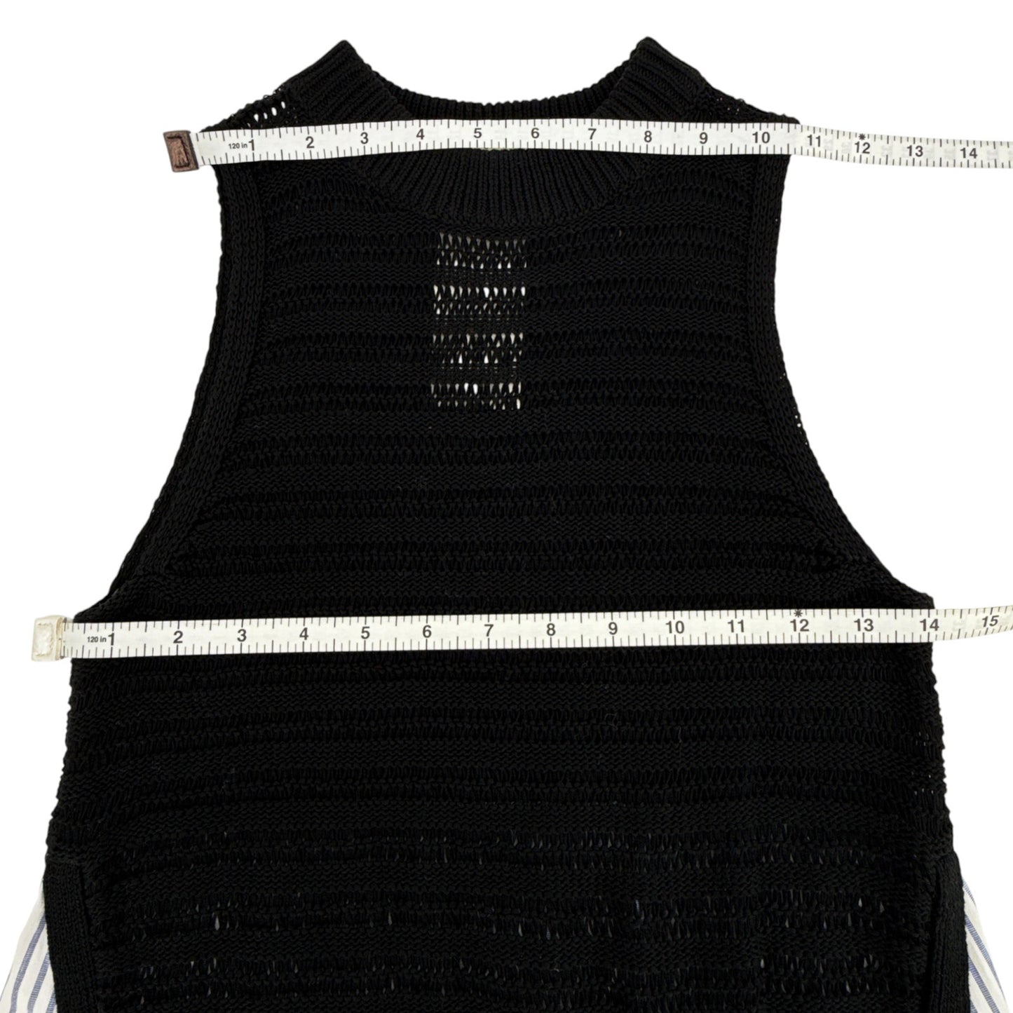 VERONICA BEARD South Beach Sleeveless Sweater in Black S