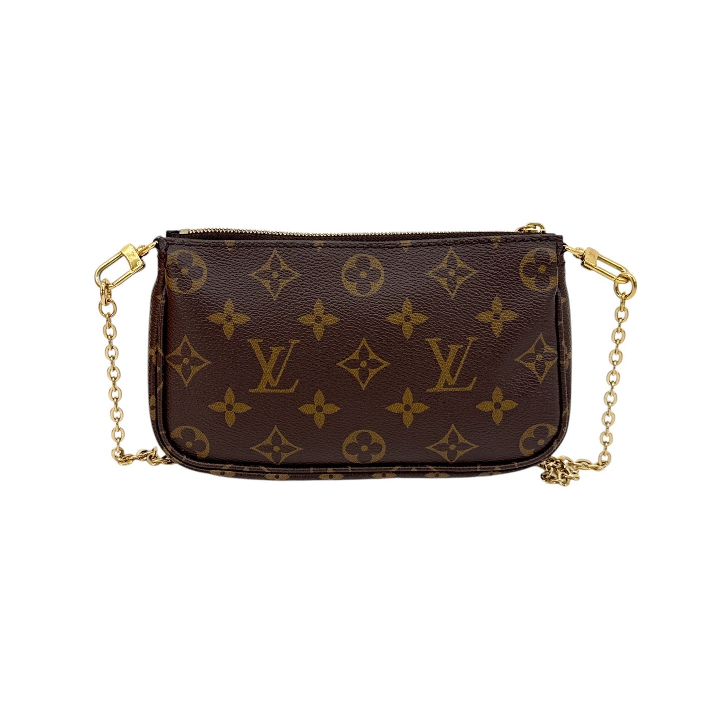 LOUIS VUITTON Multi Pochette Accessoires Small Pouch with Chain Strap Only