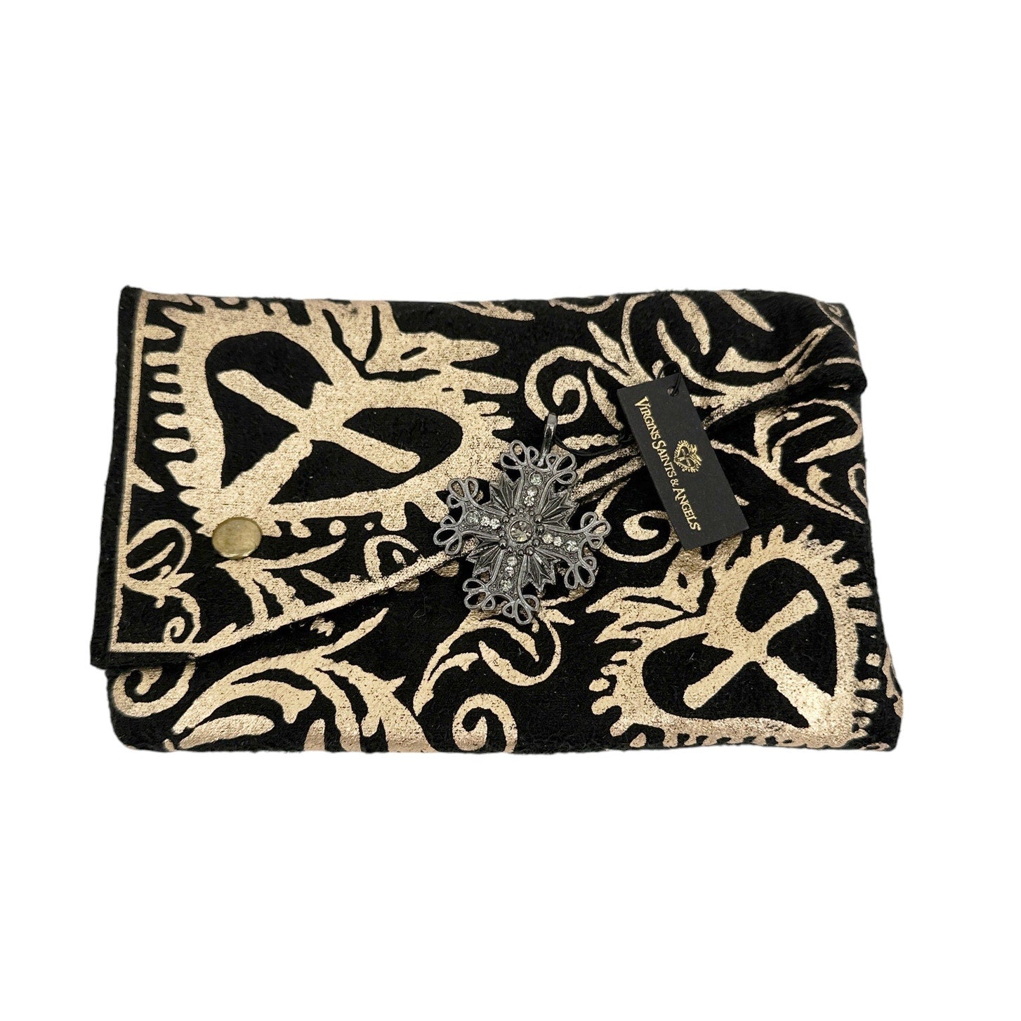 VIRGINS SAINTS & ANGELS VSA Electra Cross Medallion in Gunmetal