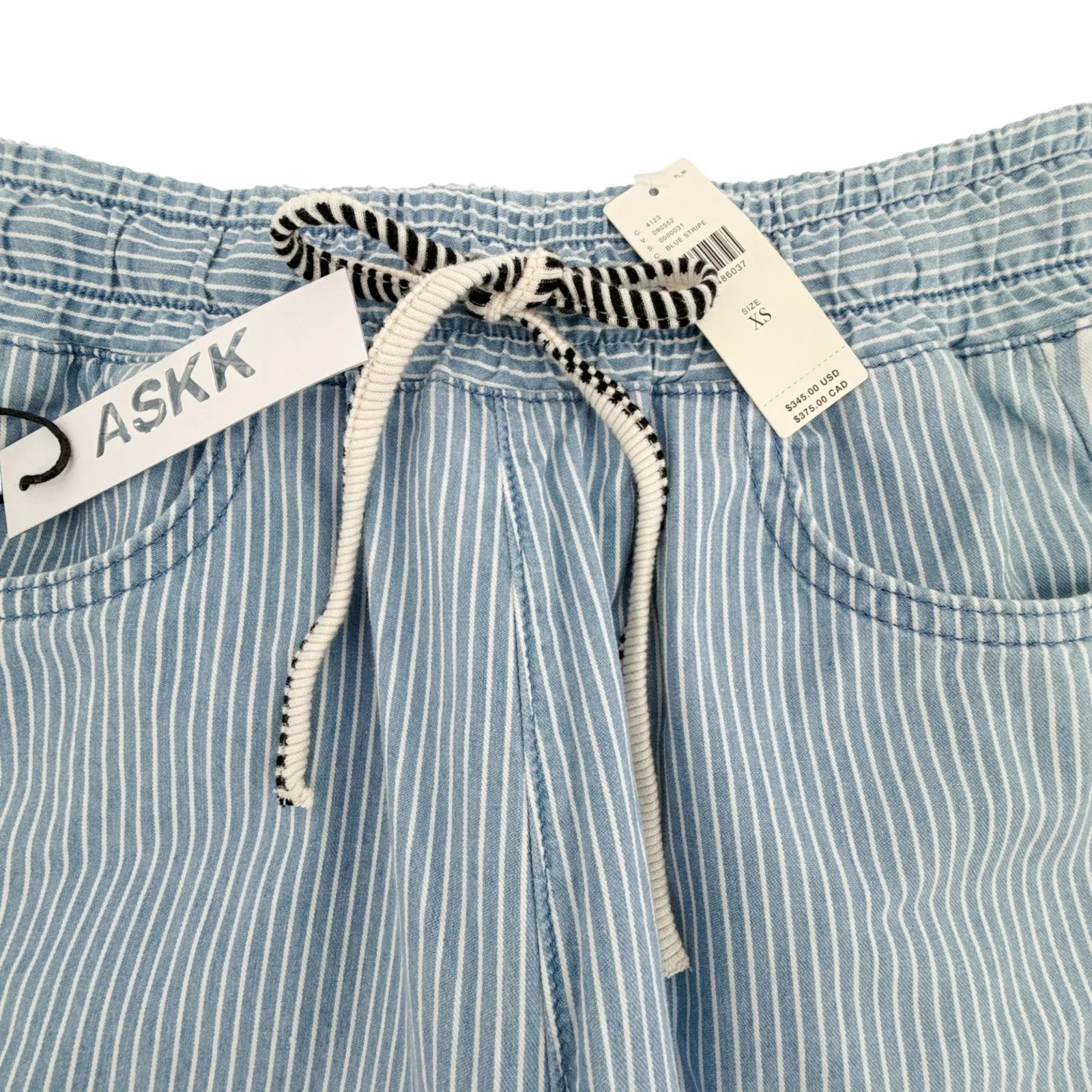 ASKK NY Cancun Pant in Blue Stripe XS - flyKAMP