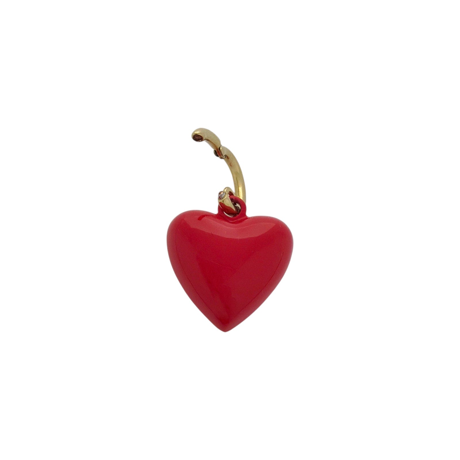 ROXANNE ASSOULIN The Mini Puffy Heart Charm in Red Roxanne Assoulin