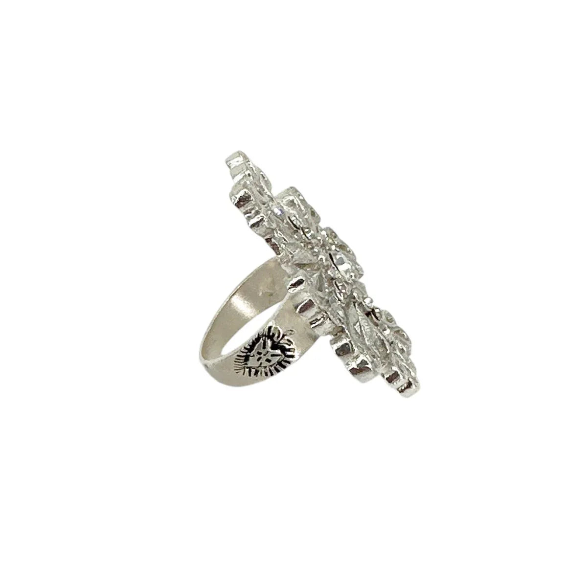 VIRGINS SAINTS & ANGELS VSA Electra Cross Ring in Silver Size 6 - flyKAMP