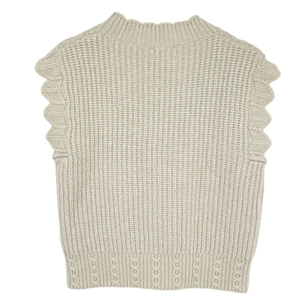 SANDRO Moise Cable Knit Vest XS - flyKAMP