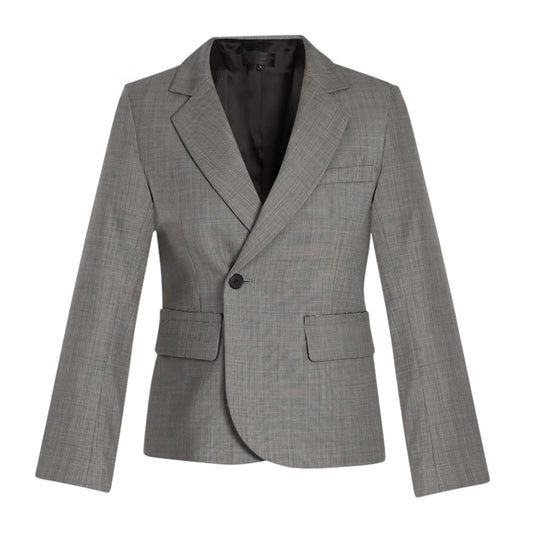 NILI LOTAN Jefferson Jacket Blazer in Grey 8