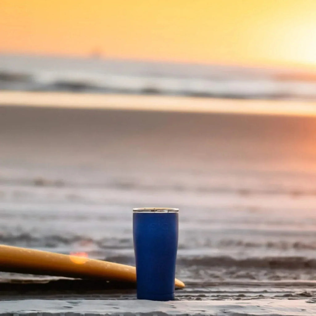 SIC Seriously Ice Cold 20 oz Tumbler in Matte Deep Blue - flyKAMP