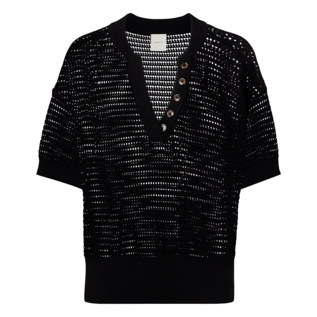 VARLEY Callie Knit Top in Black XS - flyKAMP