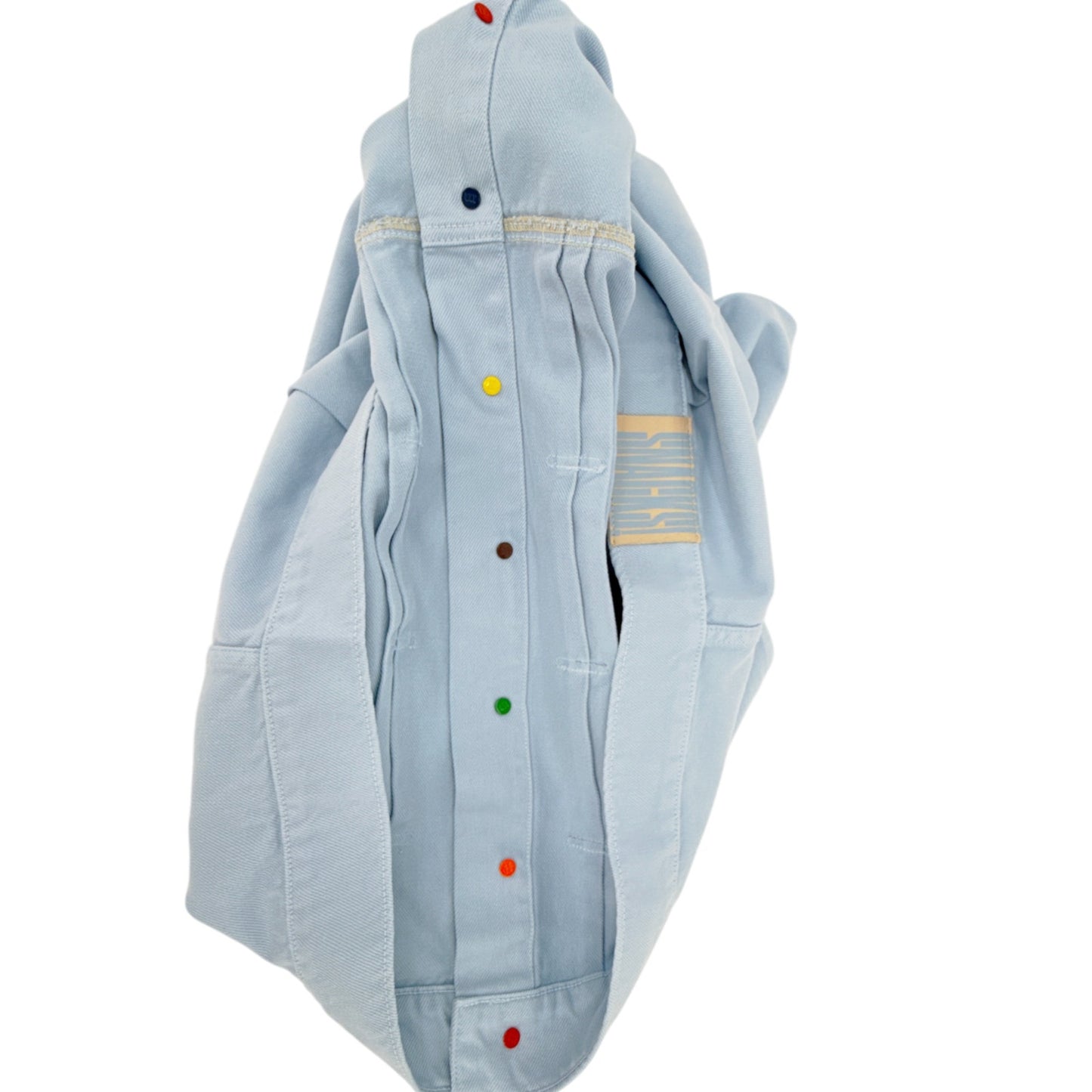 MOTHER Denim SNACKS! The Big Bite Jacket in Blue Barrymore XS
