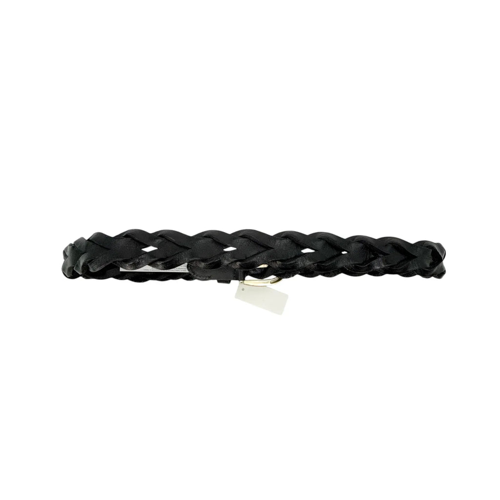 MADEWELL Braided Belt in True Black XXS-S - flyKAMP