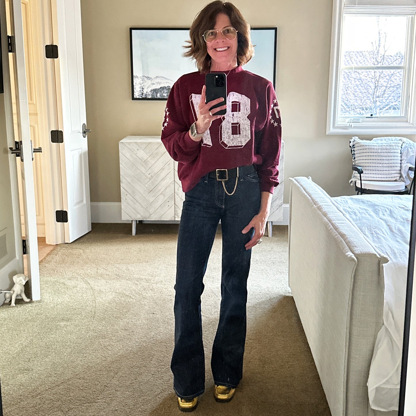 GUCCI Vegas Horsebit Collapsible Heel Metallic Leather Loafer 37