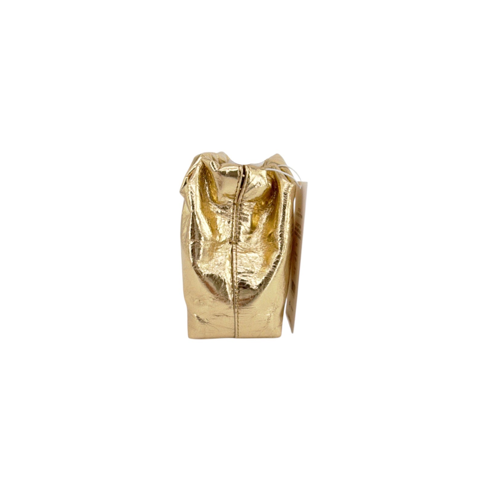 VERONICA BEARD Small Metallic Stash Bag in Gold Veronica Beard