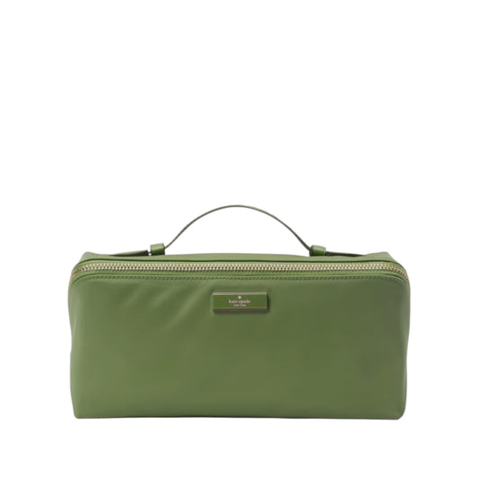 KATE SPADE New York Carter Nylon Travel Cosmetic Pouch in Cedar Stand