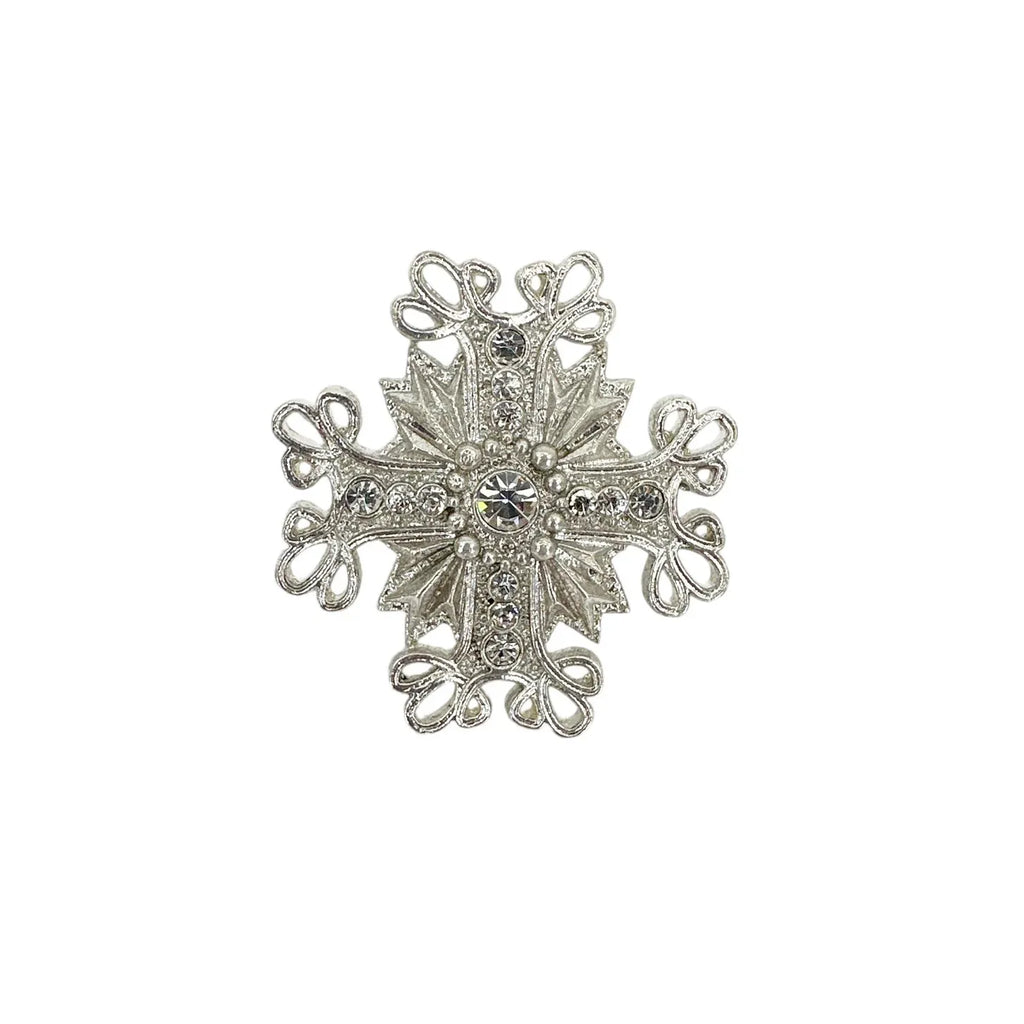 VIRGINS SAINTS & ANGELS VSA Electra Cross Ring in Silver Size 6 - flyKAMP