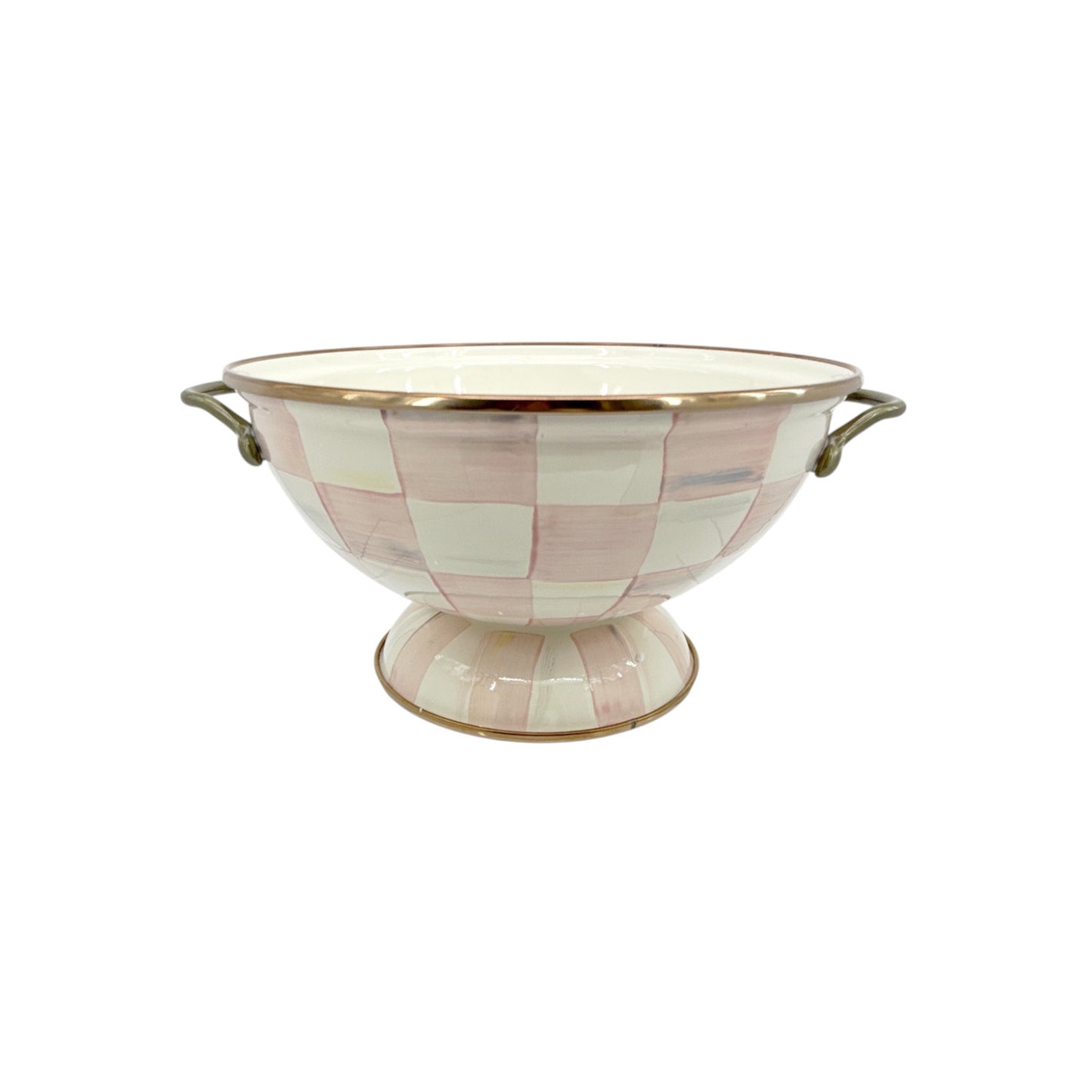 MACKENZIE-CHILDS Almost Everything Bowl in Rosy Check