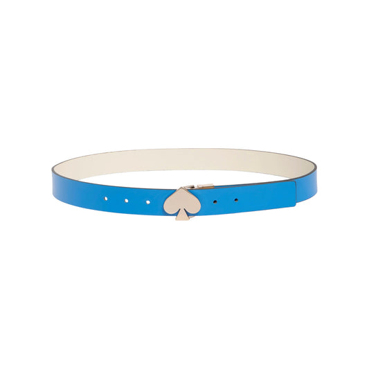 KATE SPADE New York Reversible Spade Belt in Riverside Fresh White S