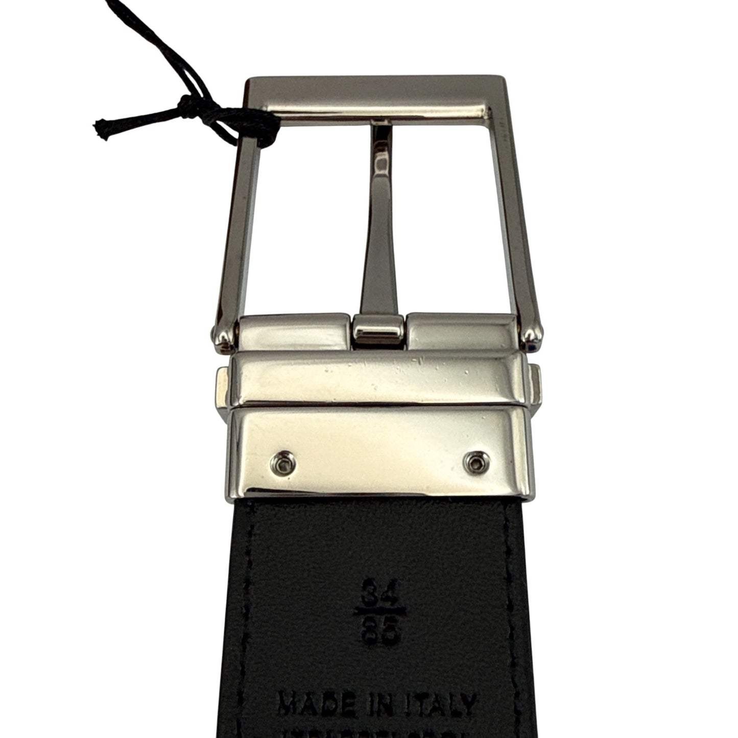 BURBERRY Louis 35mm Reversible Buckle Giant Check E-Canvas Belt 85|34