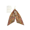 ZIMMERMANN Printed Silk Key Bag Charm in Pink - flyKAMP