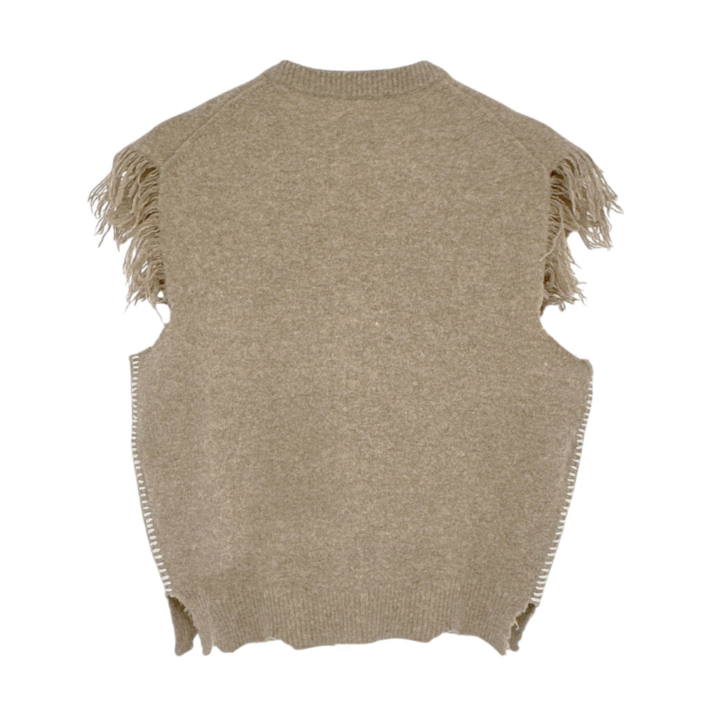 ZADIG and VOLTAIRE Sweater Vest in Tan XS Zadig & Voltaire