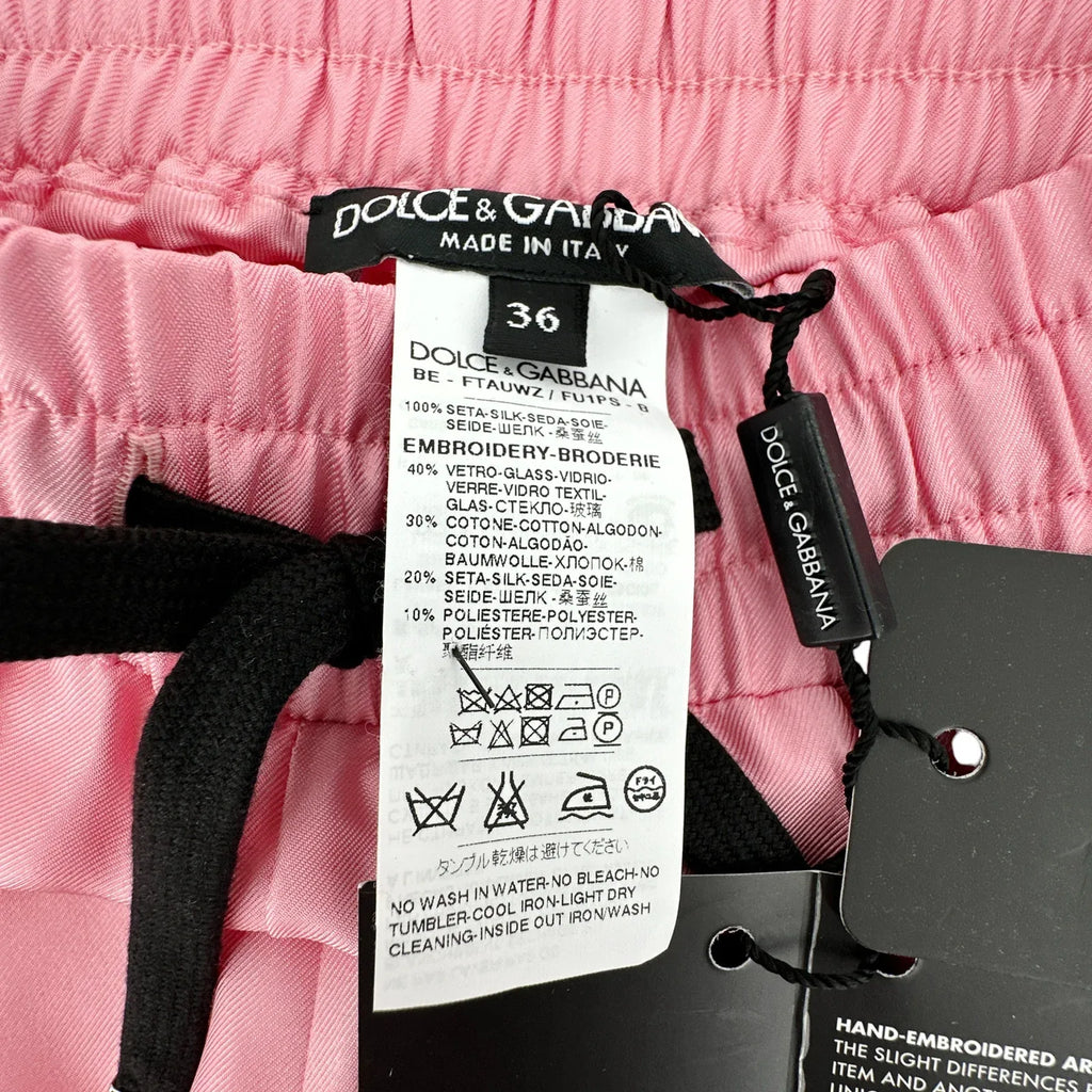 DOLCE & GABBANA Silk Sport Shorts IT36|XS - flyKAMP