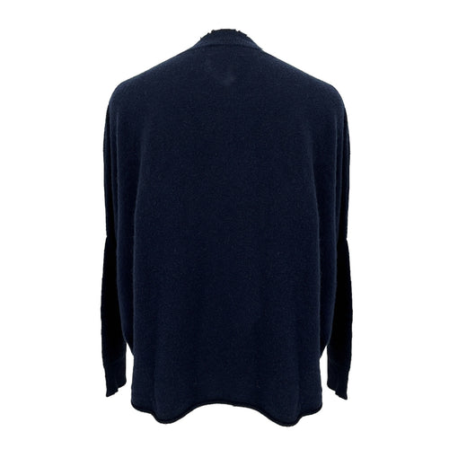 27 MILES Cashmere V-Neck Sweater Navy XS
