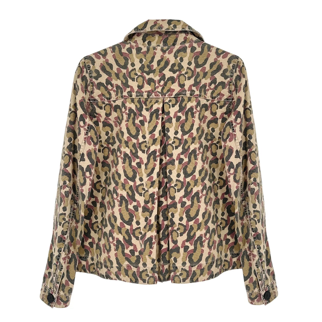 VERONICA BEARD Mercer Leopard Print Jacket S - flyKAMP