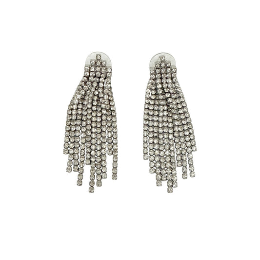 CLARE V. Layered Cupchain Statement Earrings