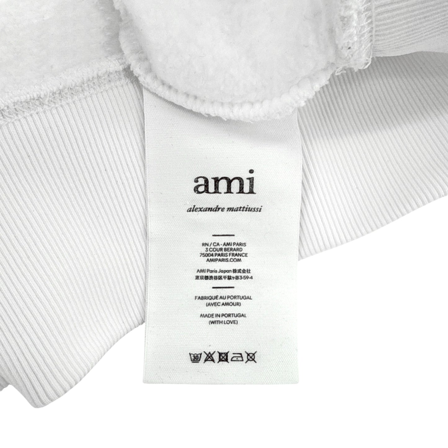 AMI Logo Patch Sweatshirt XS