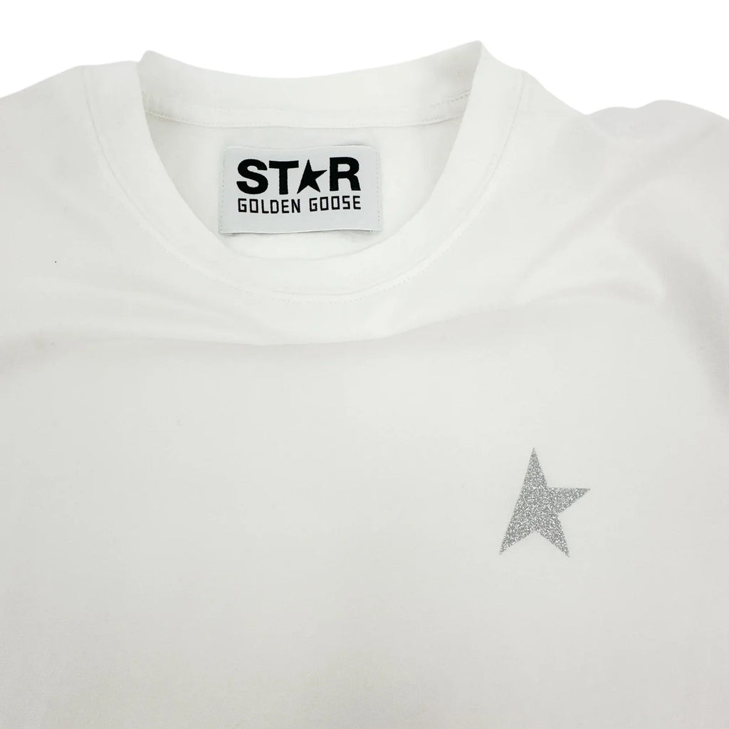 GOLDEN GOOSE Crewneck Glitter Star Tee S - flyKAMP