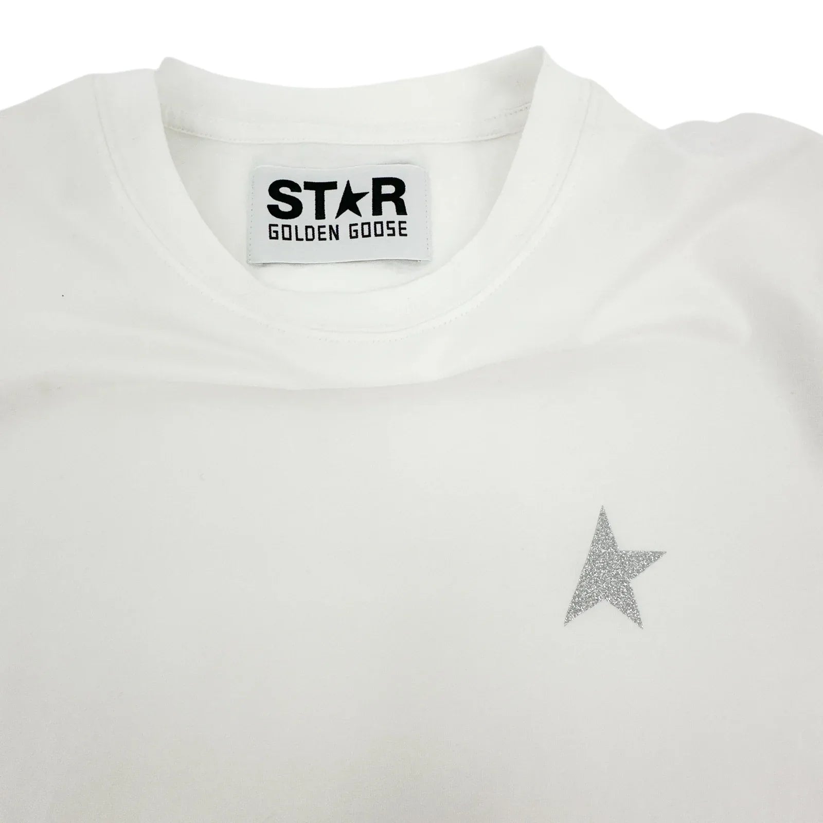 GOLDEN GOOSE Crewneck Glitter Star Tee S - flyKAMP