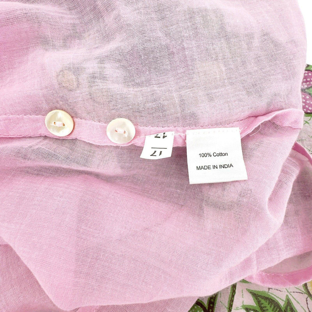 BANJANAN Cotton Poppy Dress in Freyja Flower Lilac Sachet XS - flyKAMP