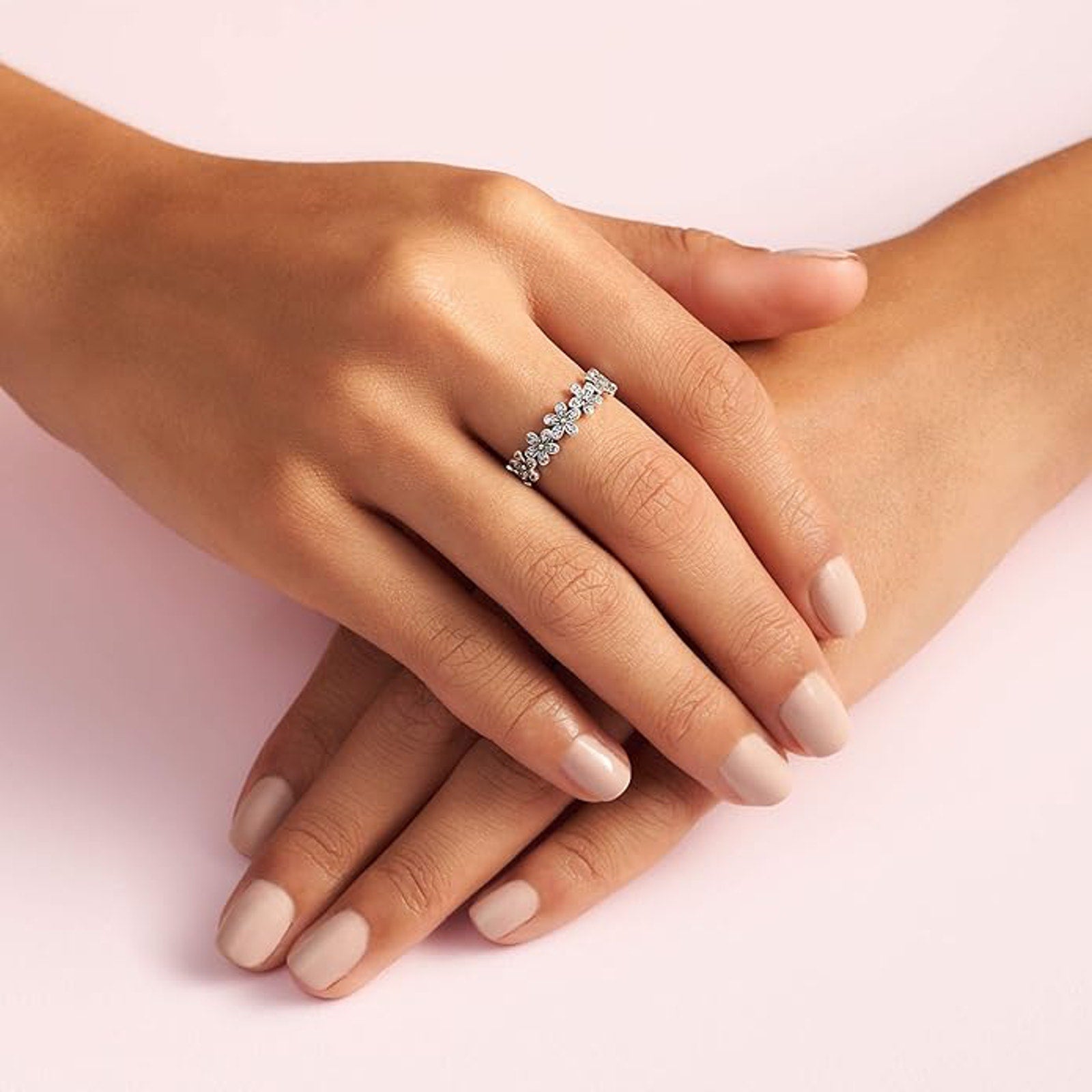 PANDORA Daisy Flower Ring in Sterling Silver size 7|54mm PANDORA