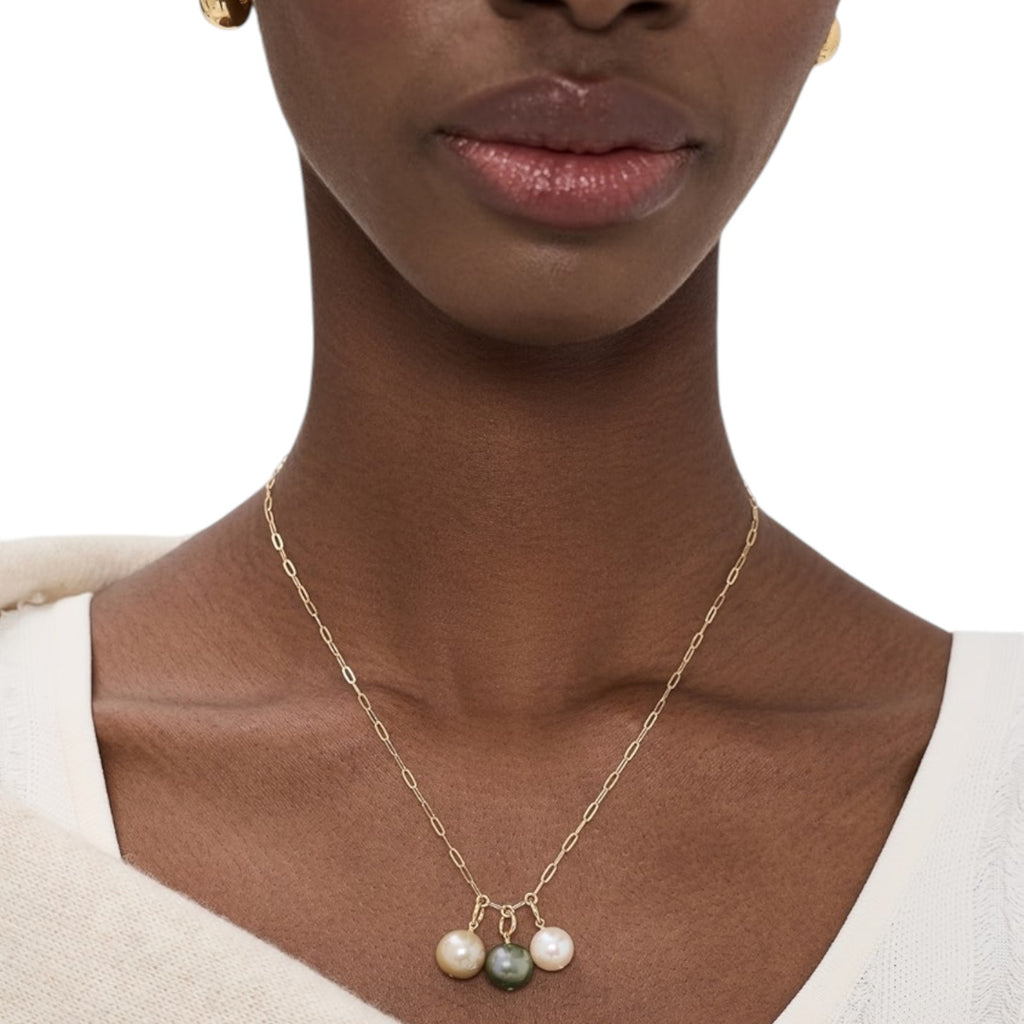 CHAN LUU Ombre Pearl Necklace Chan Luu
