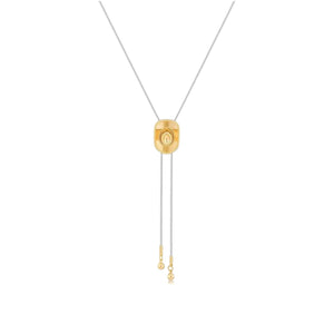 WESTERN Cowgirl Lariat Bolo Necklace in Gold & Silver