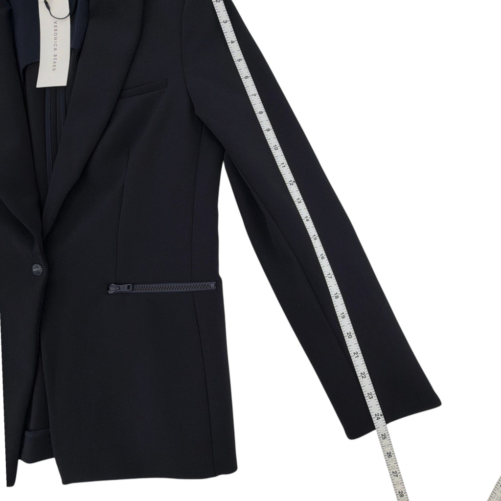 VERONICA BEARD Scuba Dickey Jacket in Navy 8 Veronica Beard