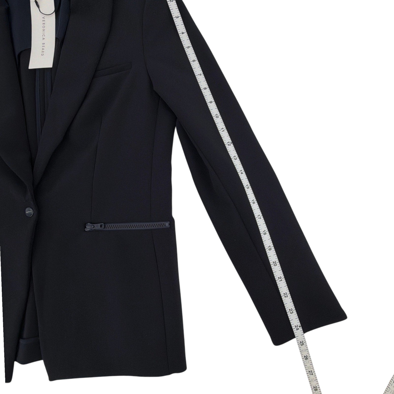 VERONICA BEARD Scuba Dickey Jacket in Navy 8 Veronica Beard