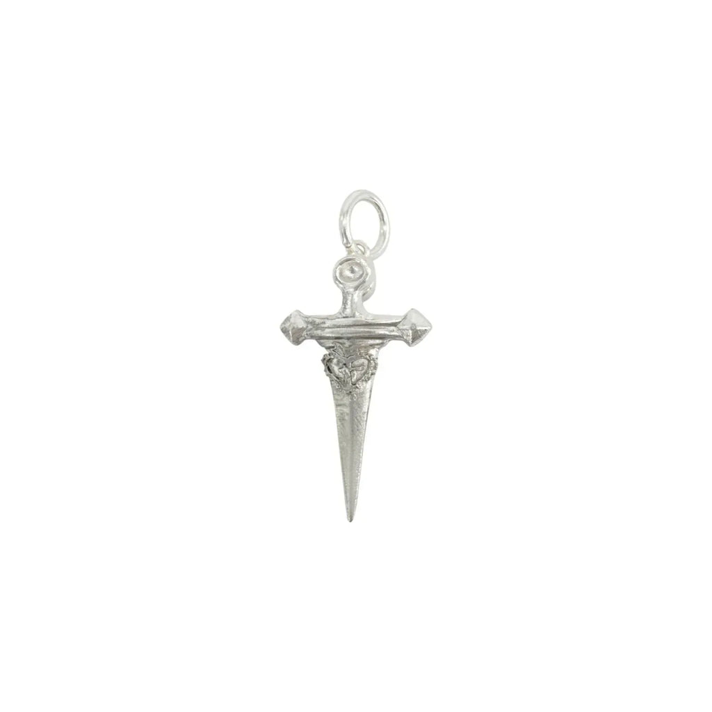 VIRGINS SAINTS & ANGELS VSA Dagger Cross Charm in Silver - flyKAMP