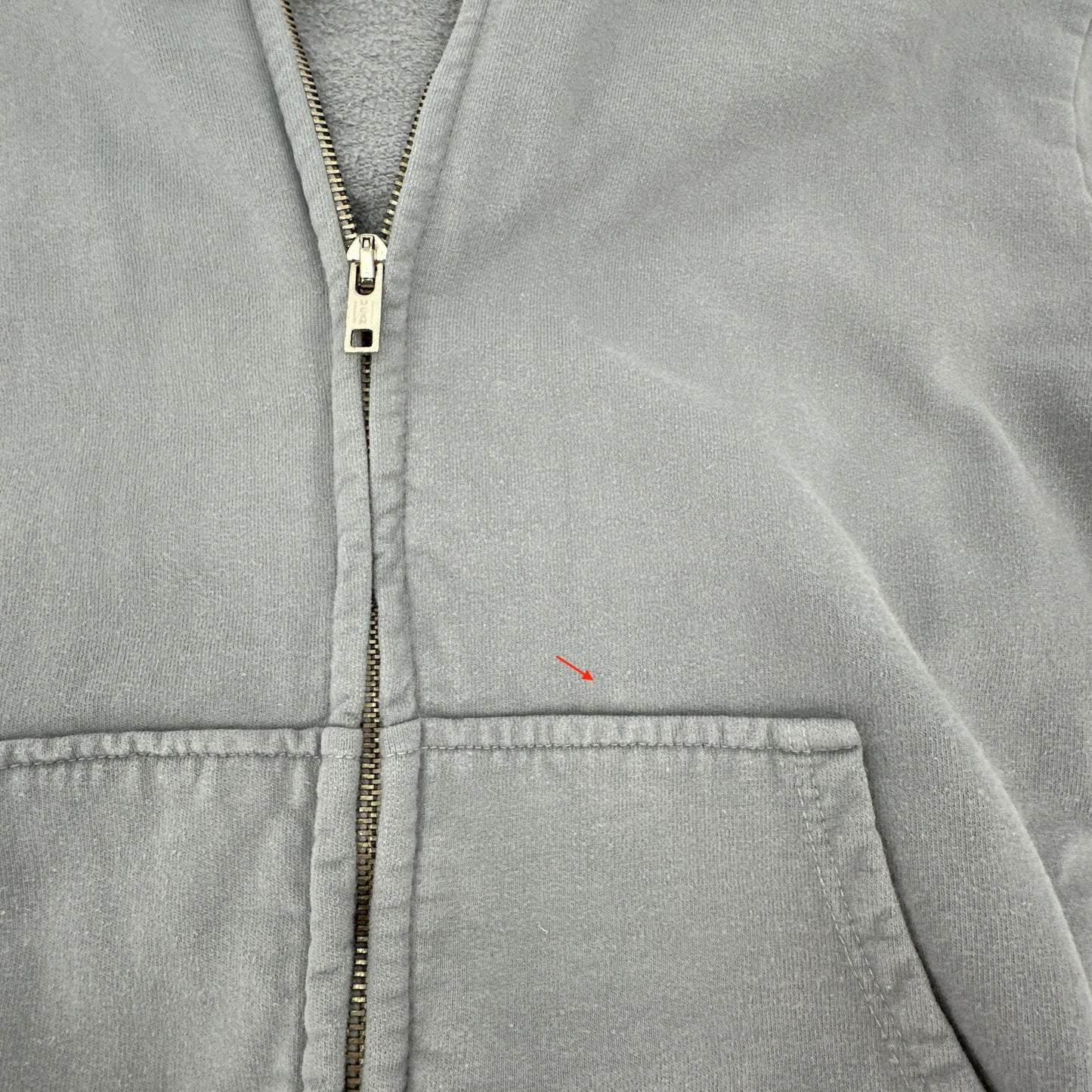 PRIMP Sequin Zip Hoodie in Grey & Silver S