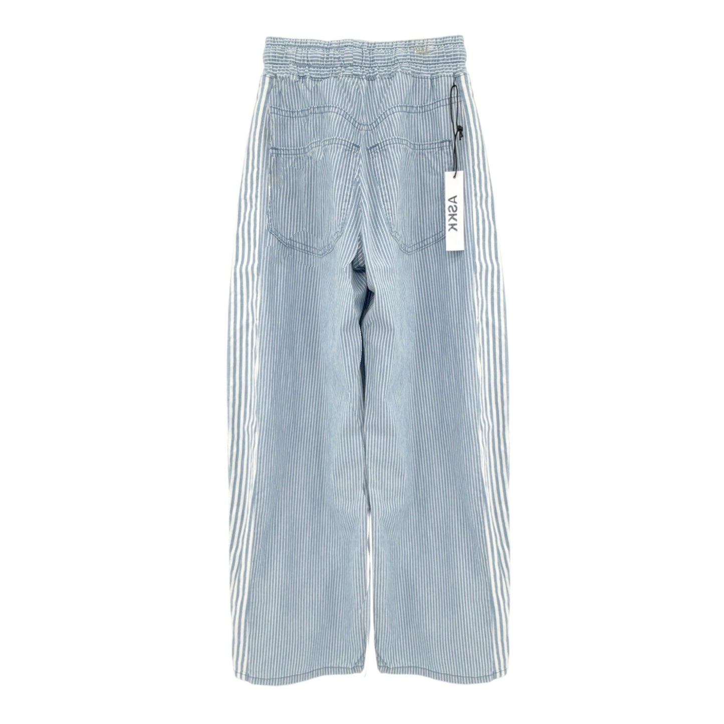 ASKK NY Cancun Pant in Blue Stripe XS