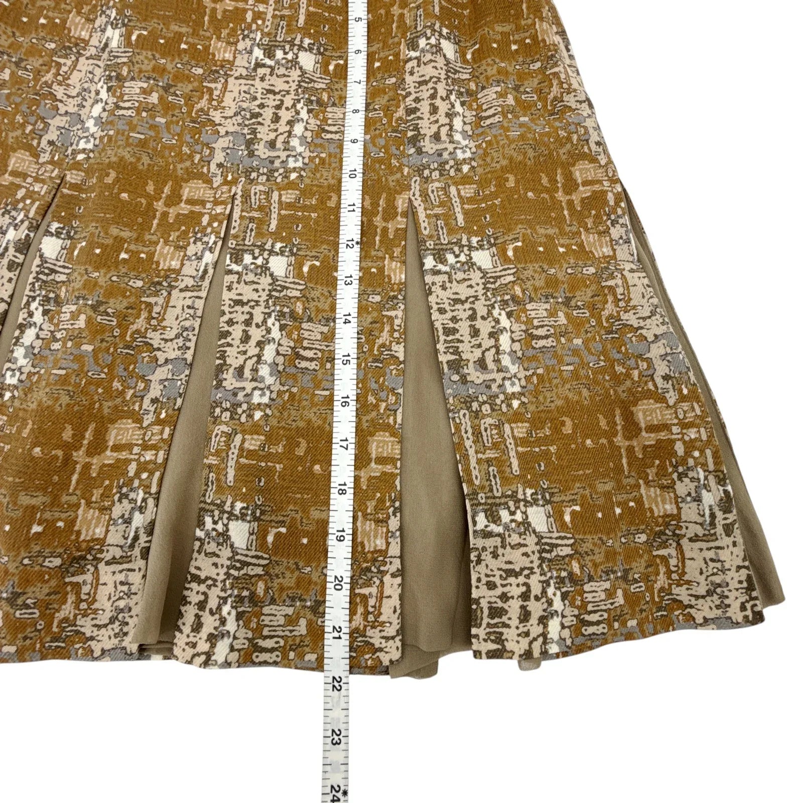TORY BURCH Hull Skirt Brown Blackwatch 2|XS - flyKAMP