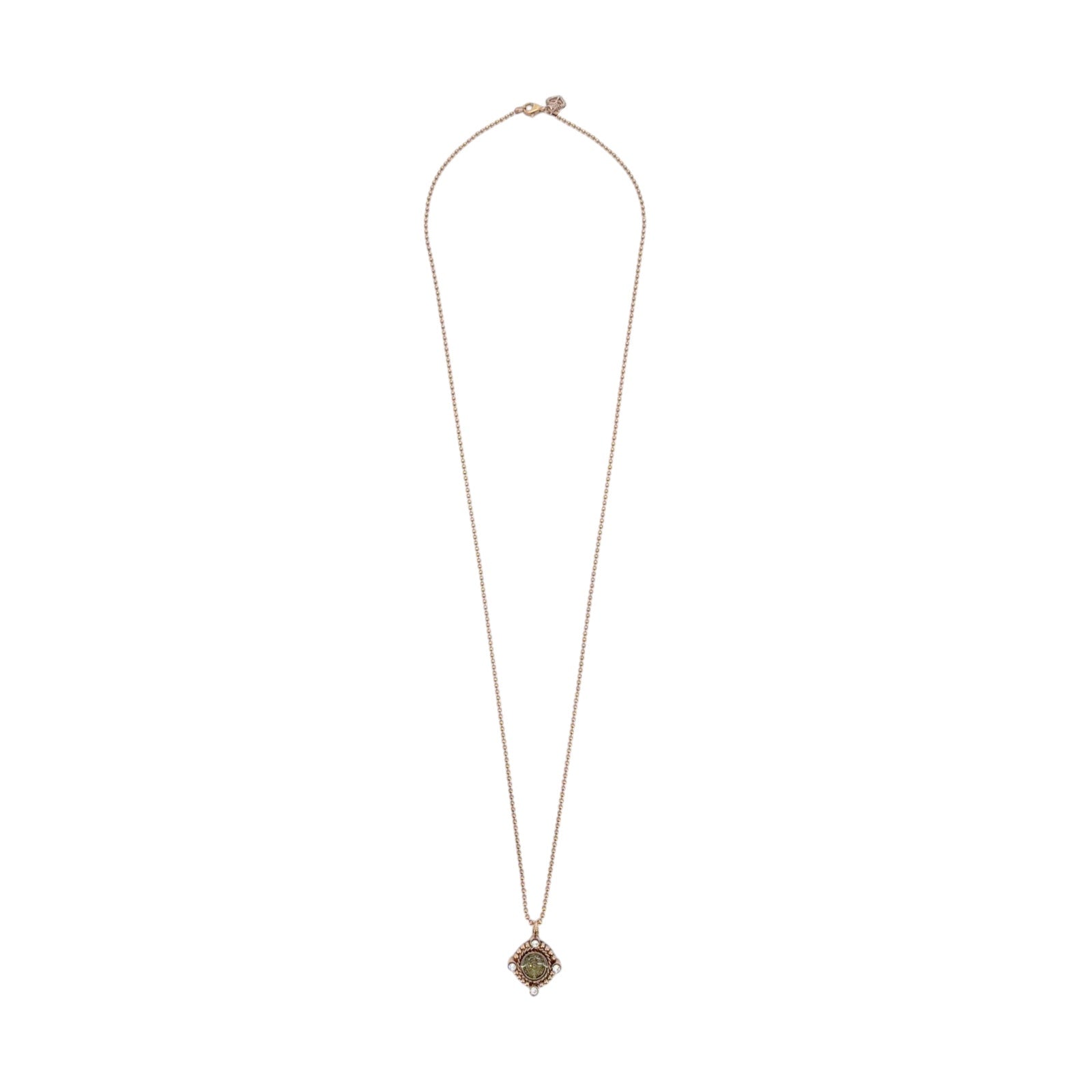 VIRGINS SAINTS & ANGELS VSA Lil' Bennie San Benito Charm Necklace SS Rose Gold Virgins Saints & Angels