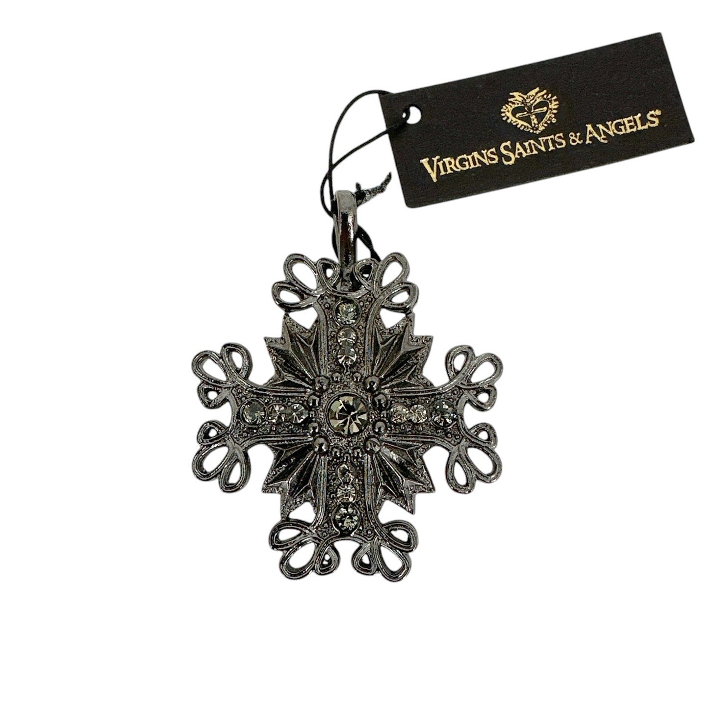 VIRGINS SAINTS & ANGELS VSA Electra Cross Medallion in Gunmetal