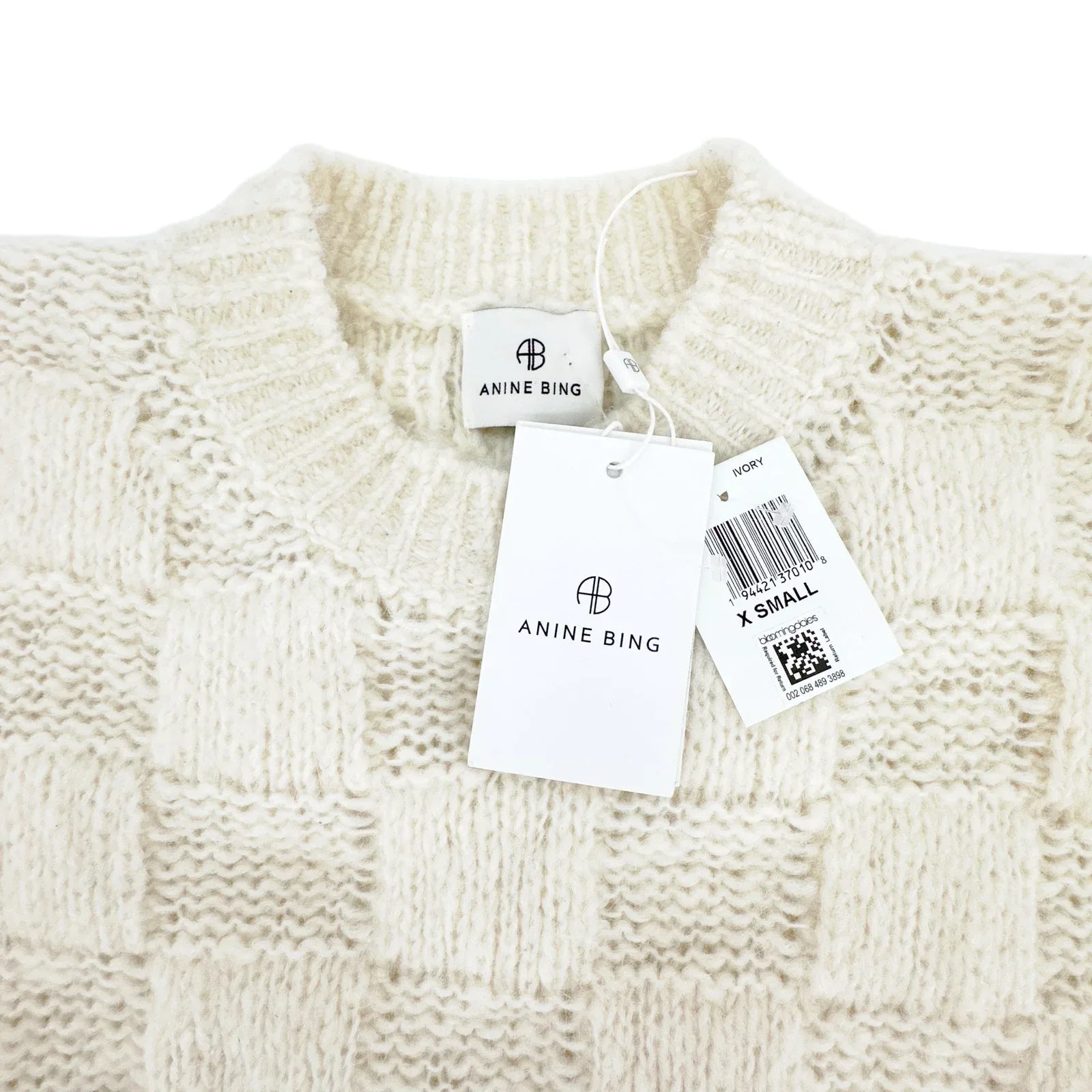 ANINE BING Bennett Sweater in Ivory XS - flyKAMP