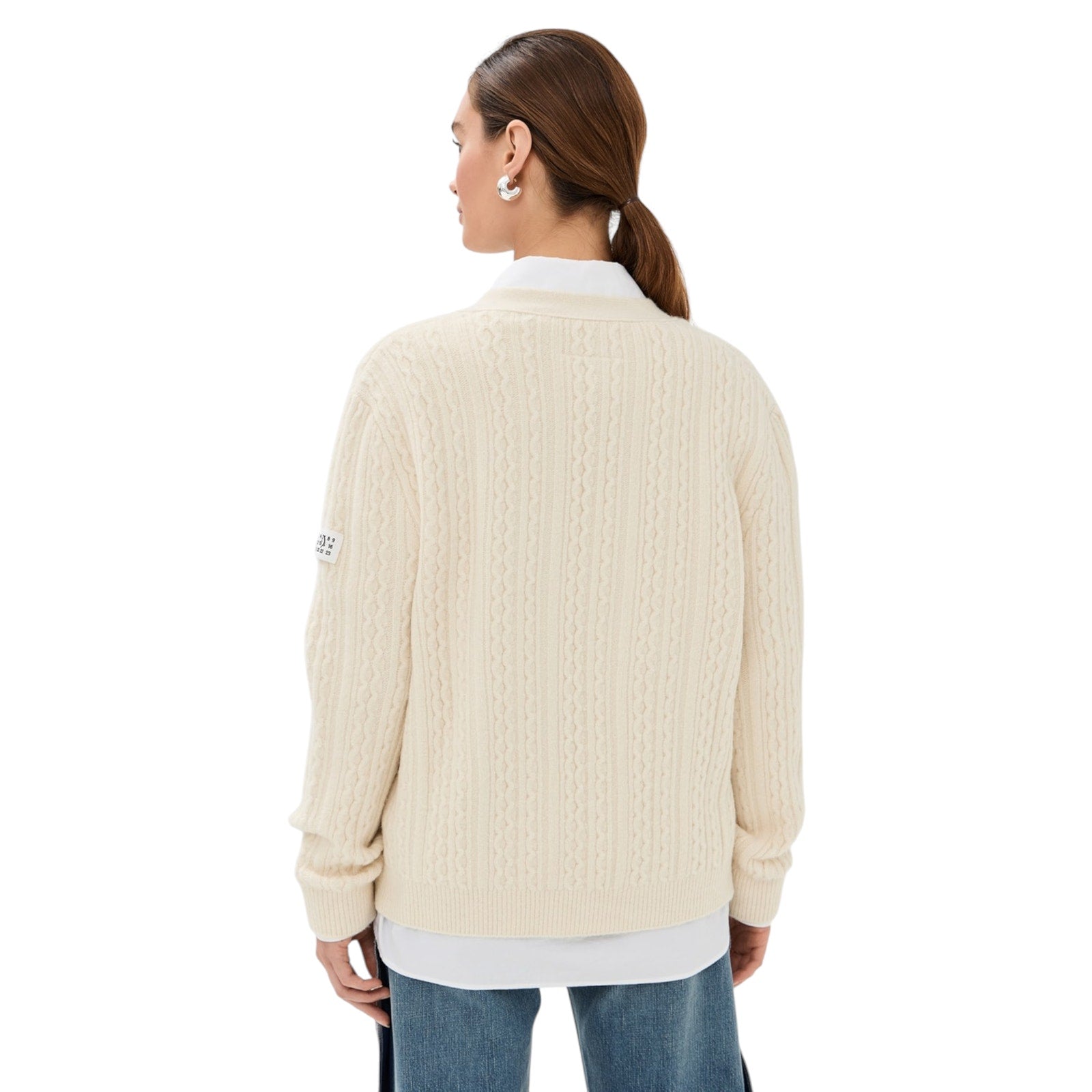 MM6 Maison Margiela Cable Knit Cardigan S MM6 Maison Martin Margiela