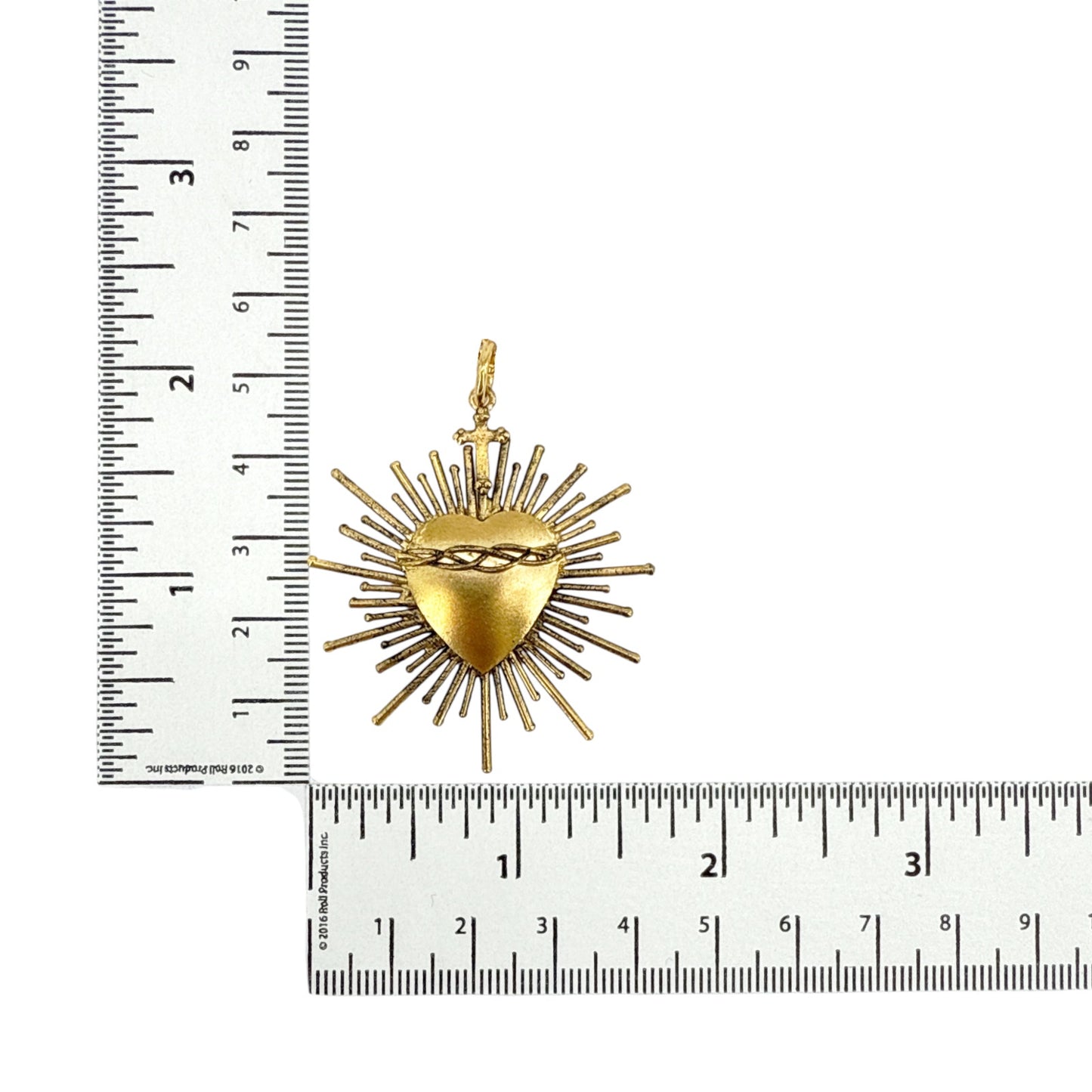 VIRGINS SAINTS & ANGELS VSA Sacred Flame Charm in Gold