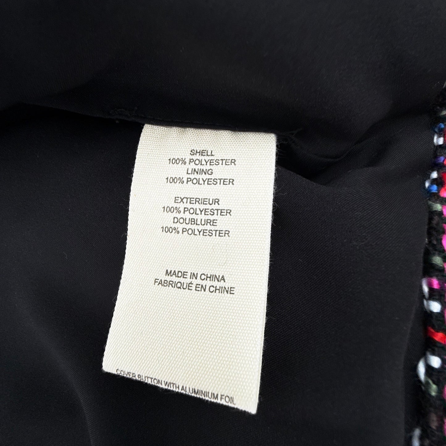 L'AGENCE Kasey Tweed Jacket in Black Multi S