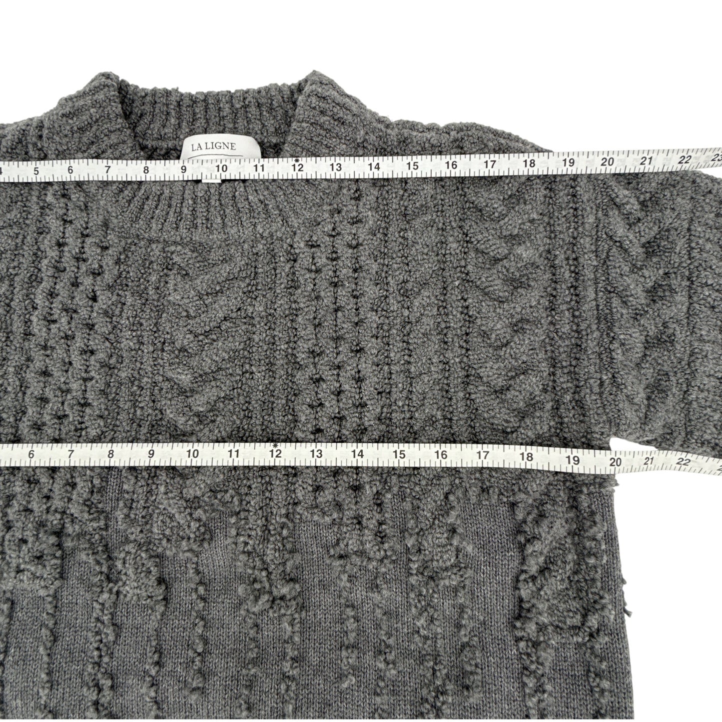 LA LIGNE Allan Sweater in Grey S
