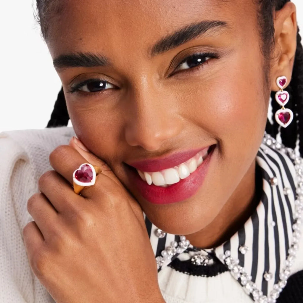 KATE SPADE New York Sweetheart Signet Ring Size 6 - flyKAMP