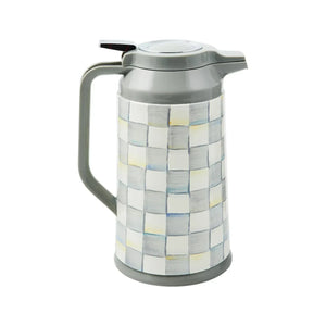 MACKENZIE-CHILDS Sterling Check Coffee Carafe in Sterling Check