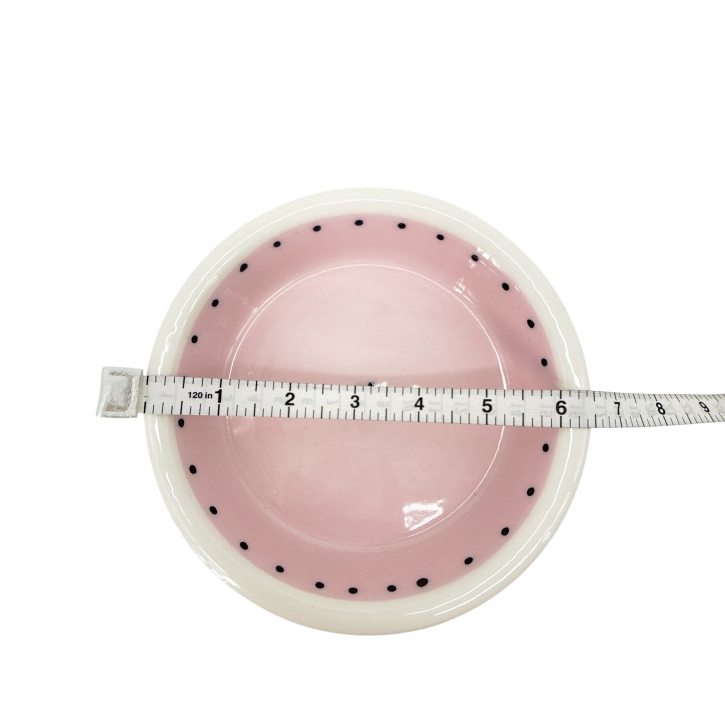 PET BOWLS Ceramic Small Pink Set of 2