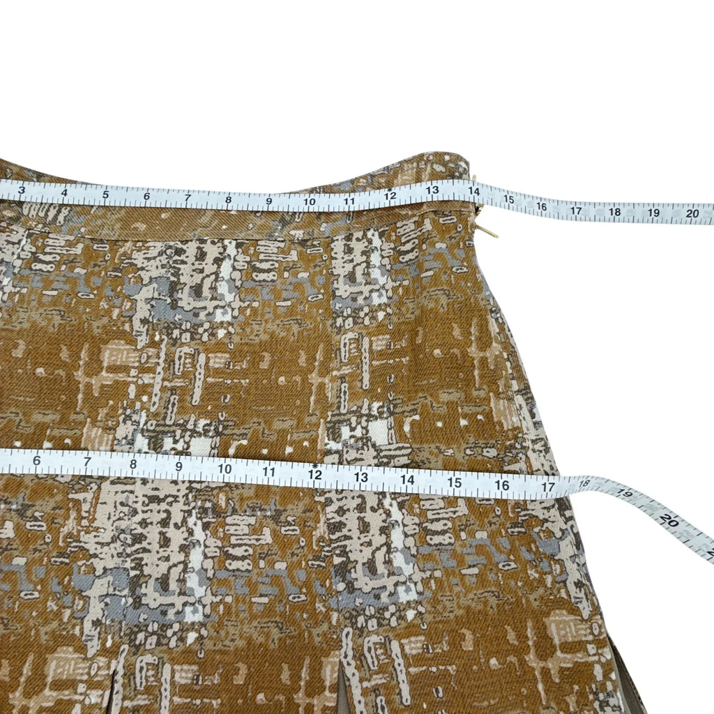TORY BURCH Hull Skirt Brown Blackwatch 2|XS - flyKAMP